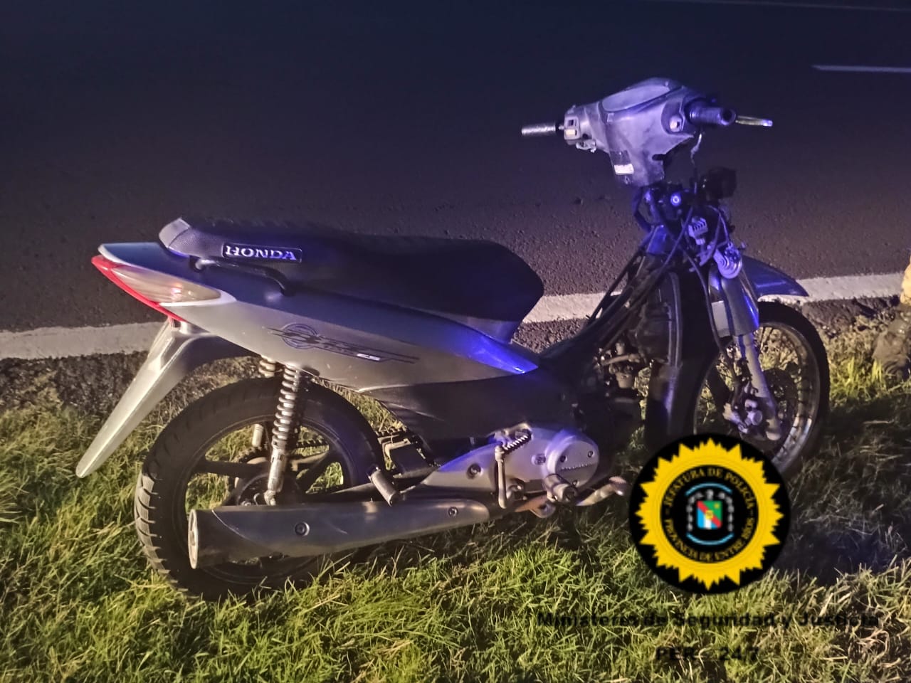 Recuperan una moto con pedido de captura en Santa Elena