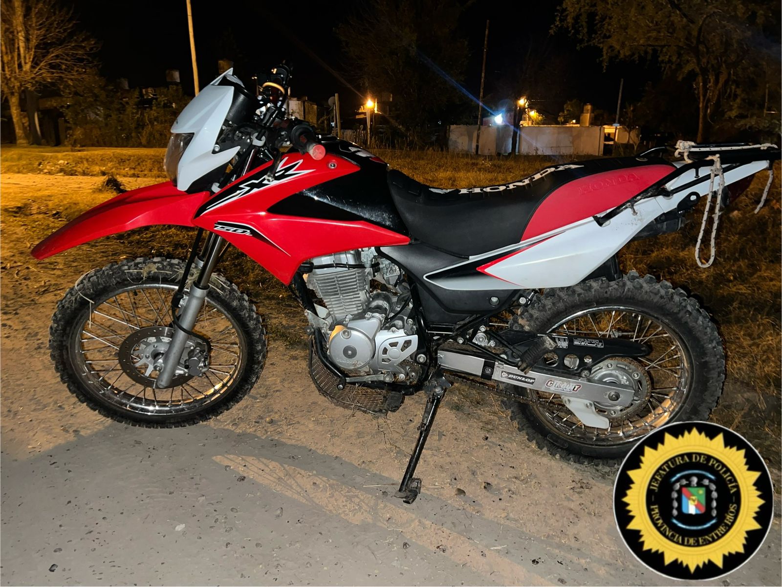Recuperan una moto robada en pleno centro