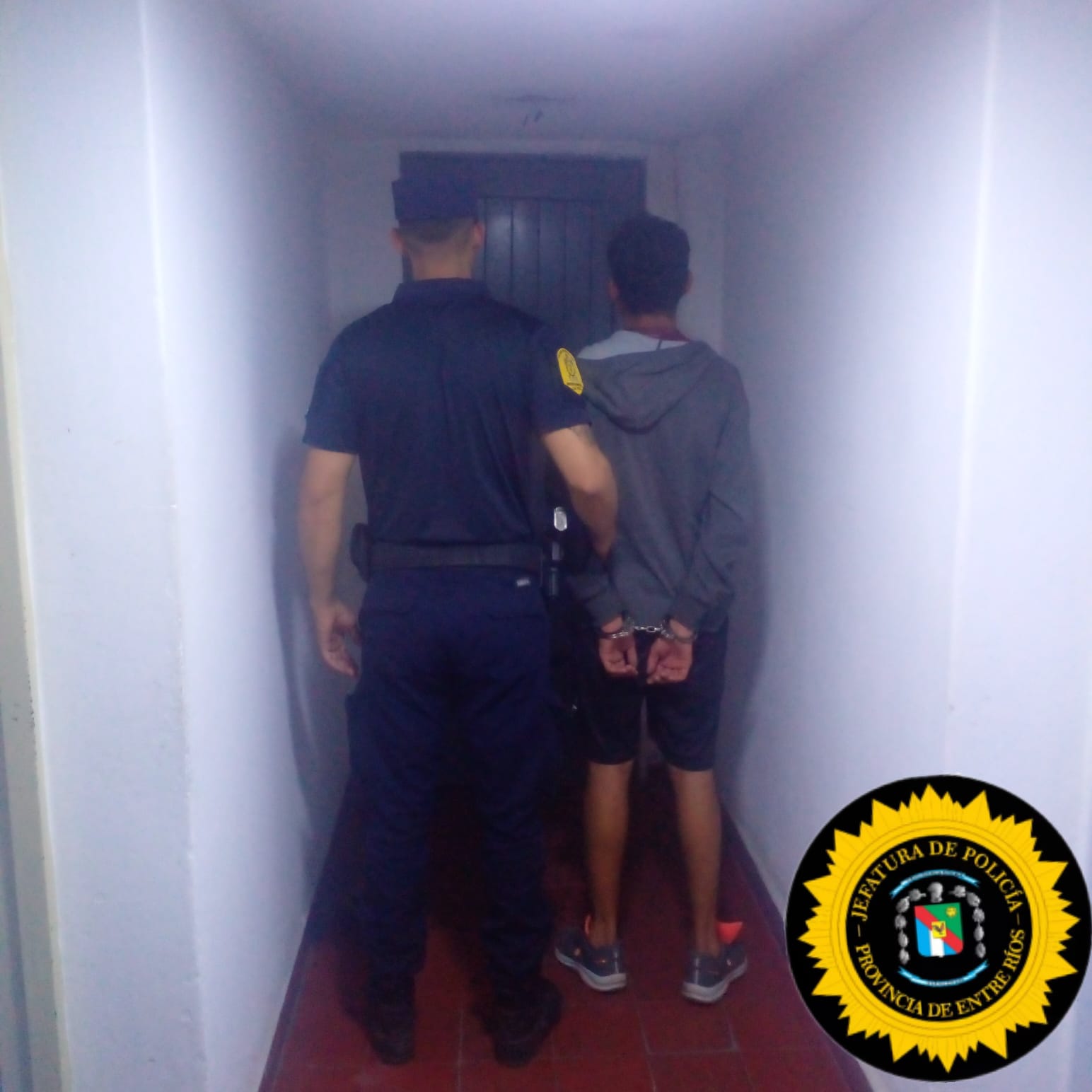 Ingresó a una vivienda, robó una garrafa y fue detenido