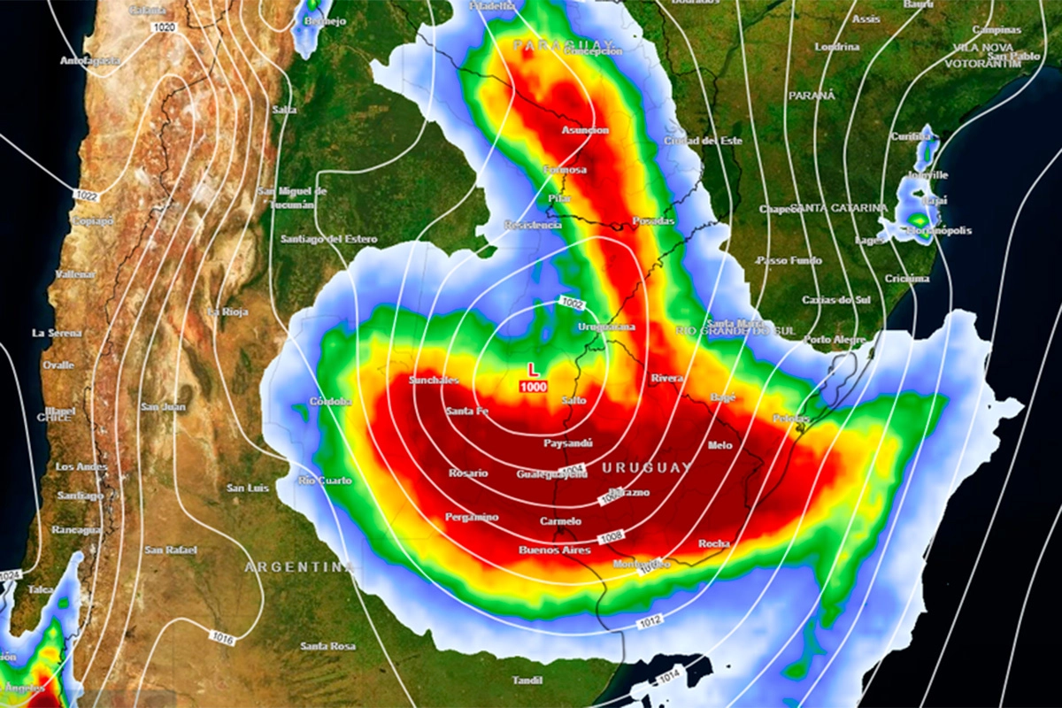 La provincia bajo ciclogénesis: pronostican lluvias récord