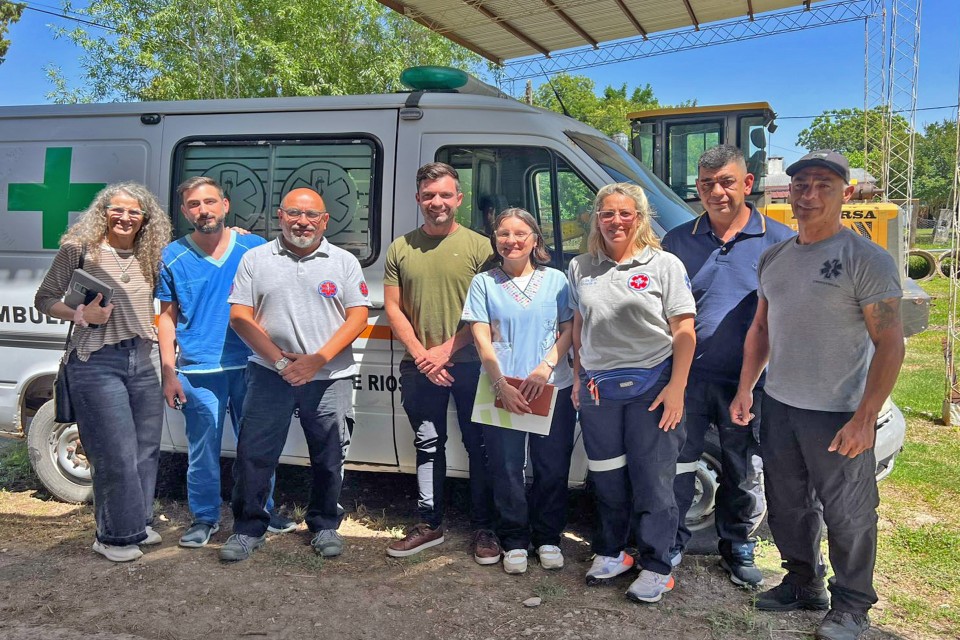 Capacitación y acuerdos de cooperación, en la agenda de trabajo de Salud con Colonia Avigdor