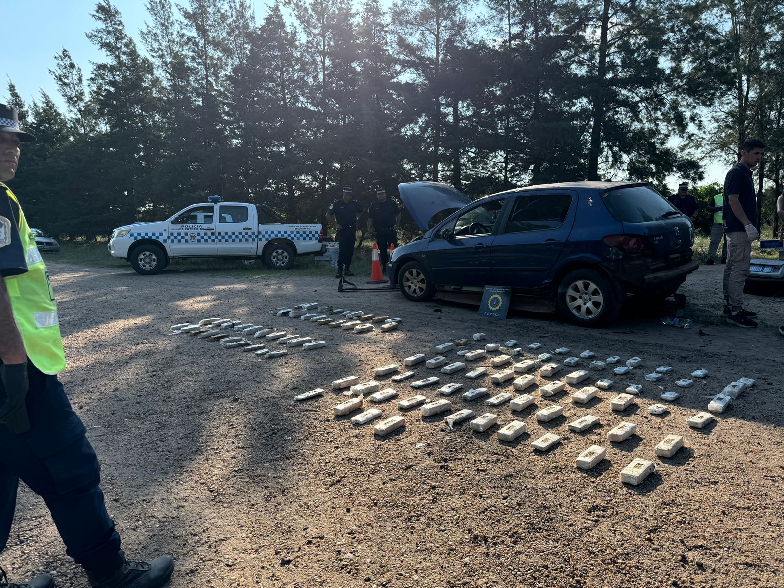 Incautan importante cargamento de marihuana en San Jaime de la Frontera