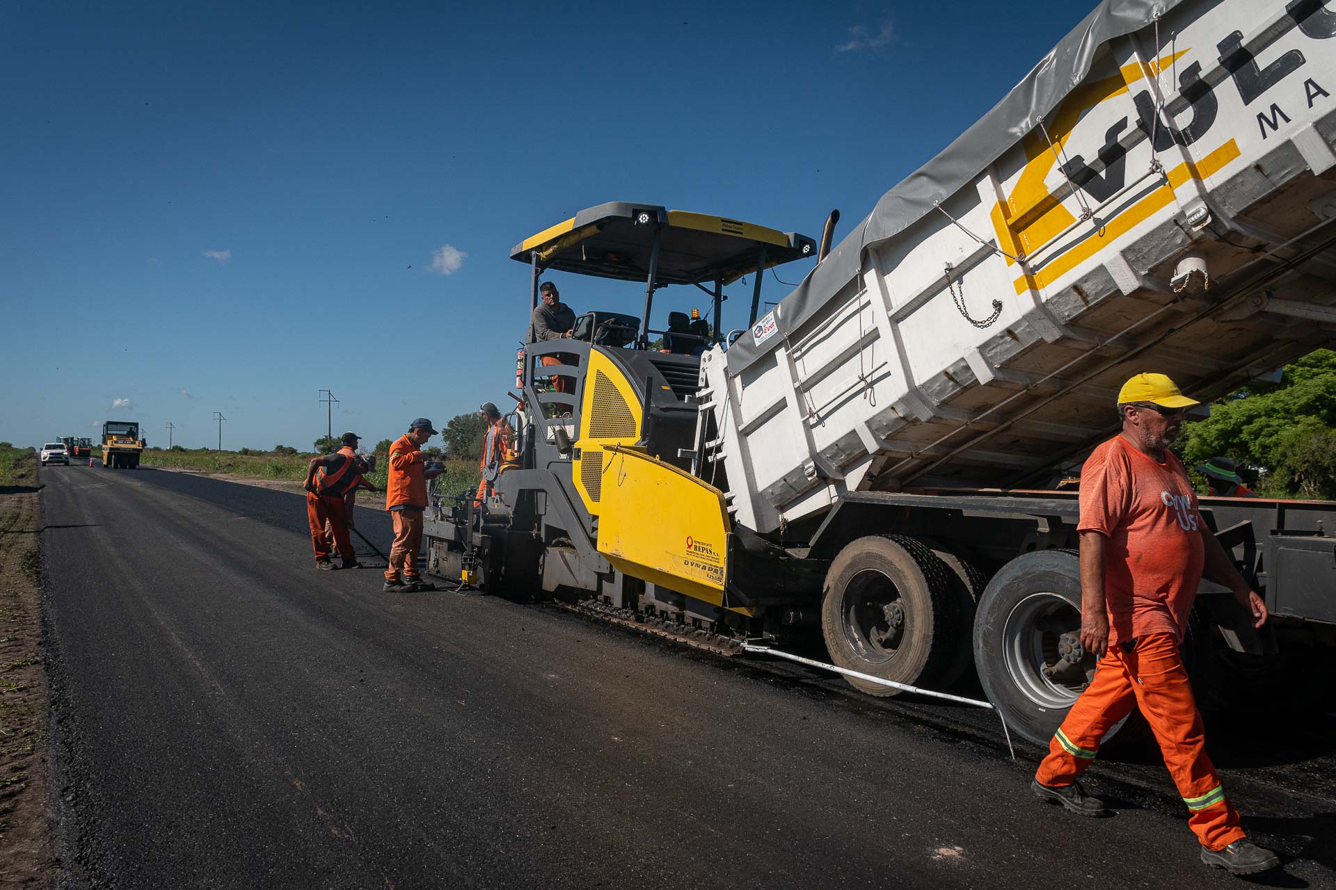La rehabilitación de la ruta provincial A03 presenta un 70 por ciento de avance