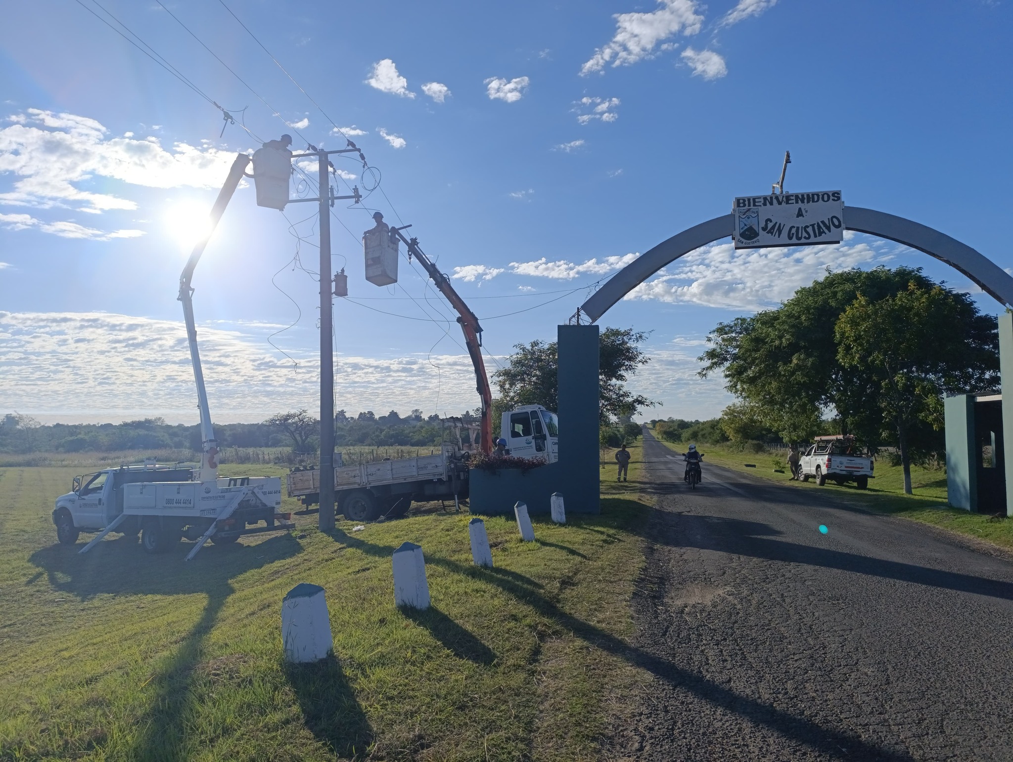 Corte programado de energía en San Gustavo