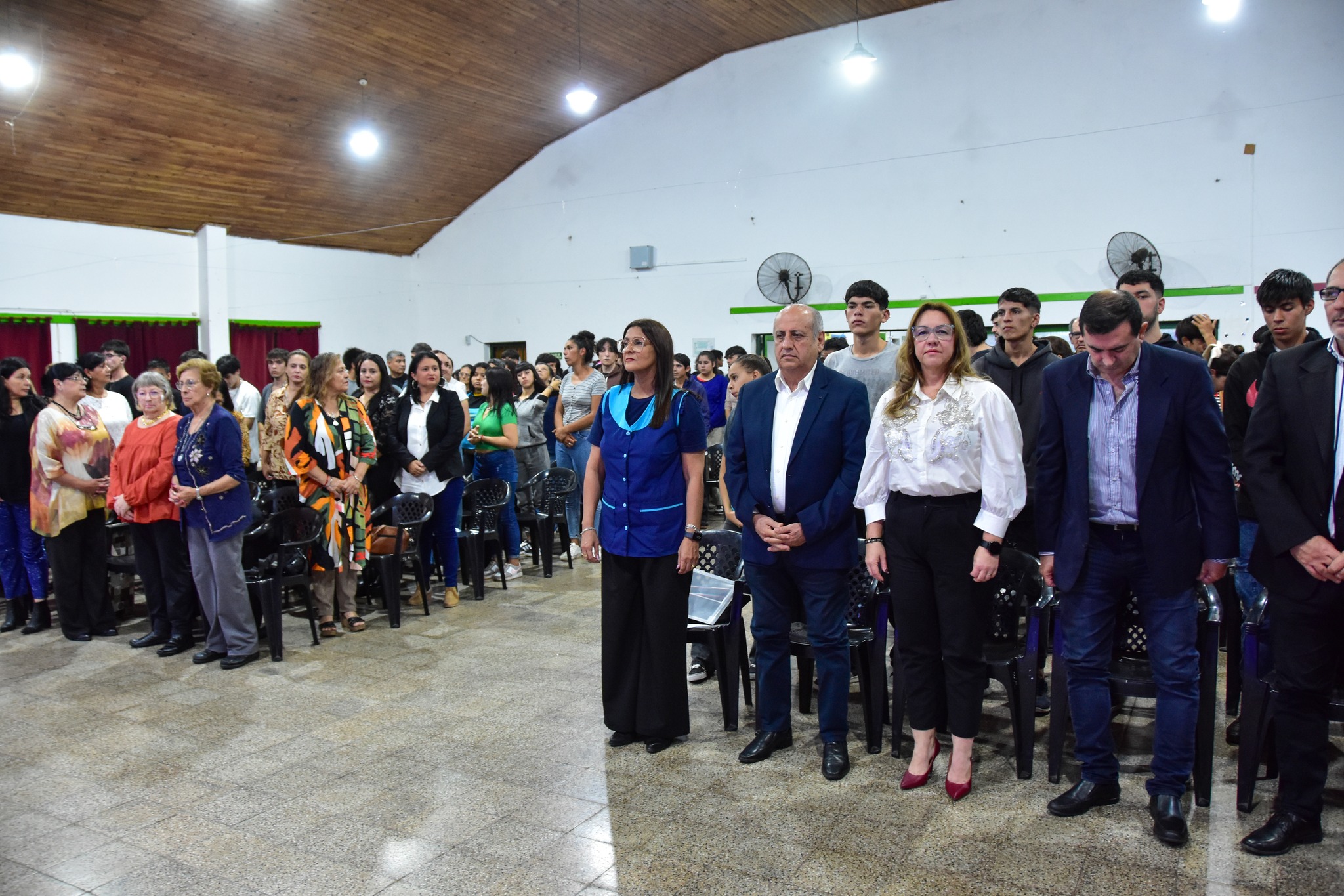 Rossi presente en los 80 años de la Escuela "Claudio Martínez Paiva"