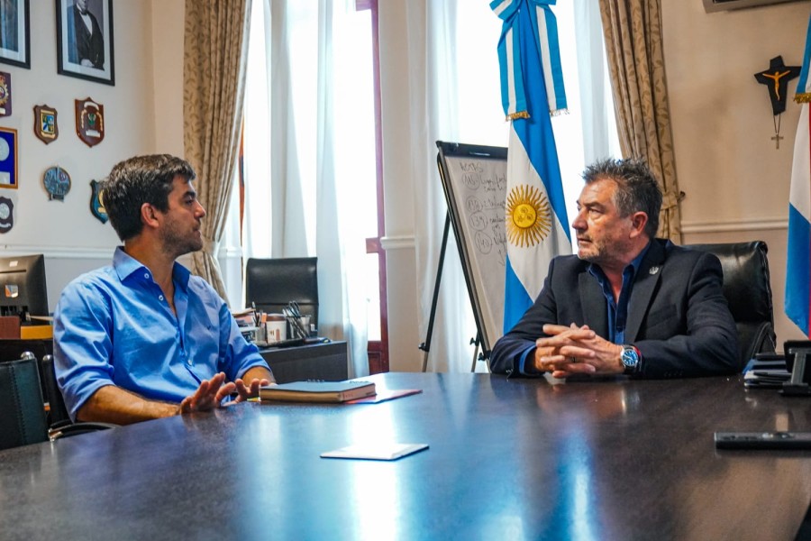Sarubi mantuvo una intensa jornada de reuniones y gestiones para el Departamento La Paz