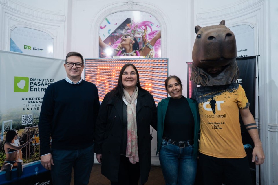 Santa Elena presentó en Paraná la cuarta edición de la Costera Trail