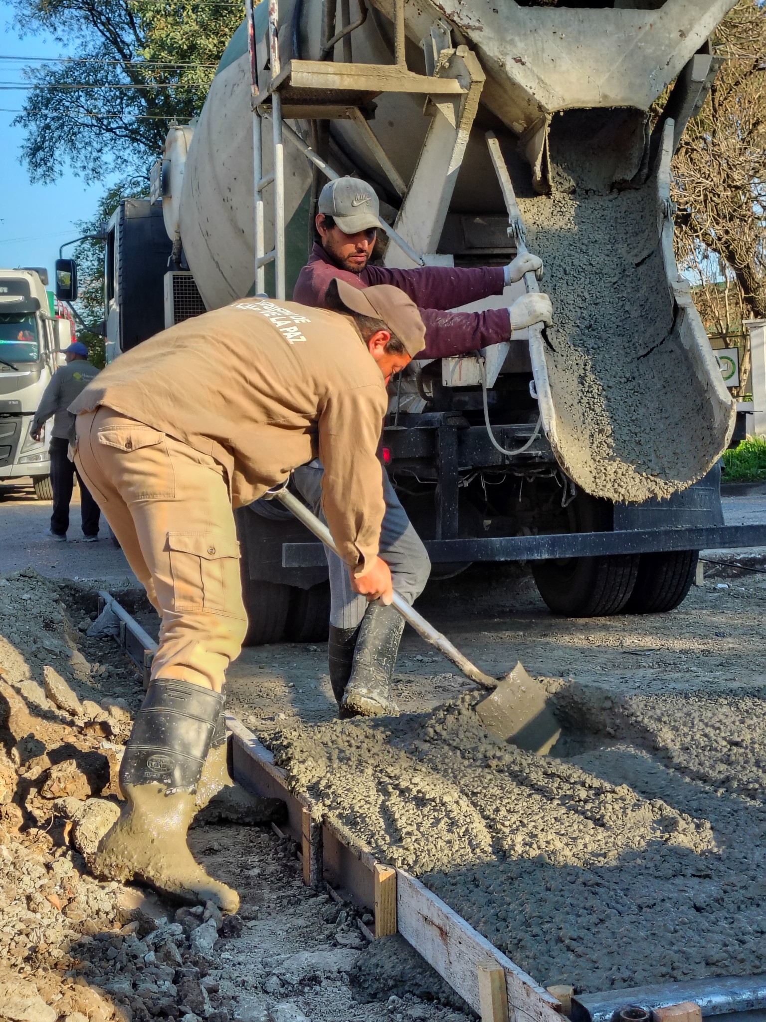 El municipio continúa trabajando en Hipólito Yrigoyen