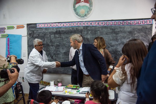 Frigerio anunció que el 100% de las escuelas rurales tendrán conectividad