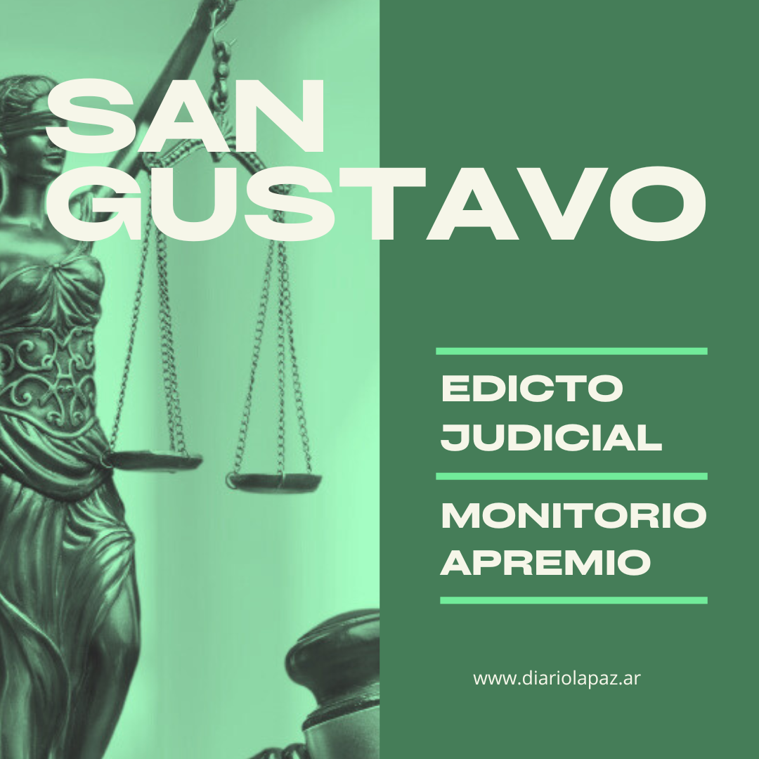 Edicto: “Gobierno de Entre Ríos C/ Hering Gerardo Emilio S/ Monitorio Apremio”