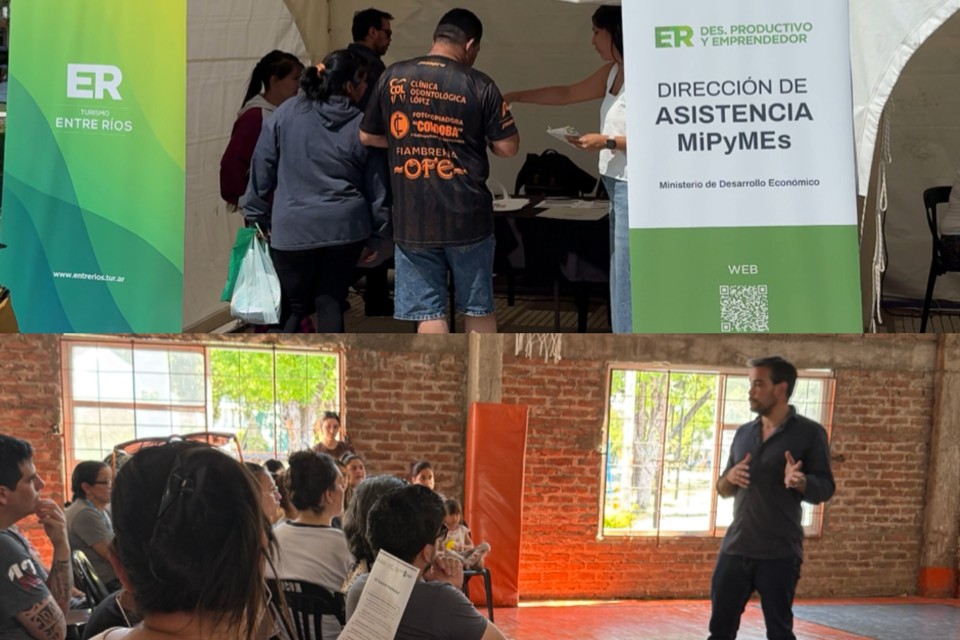 Emprendedores de Santa Elena participaron del programa "Entre Ríos con Vos"