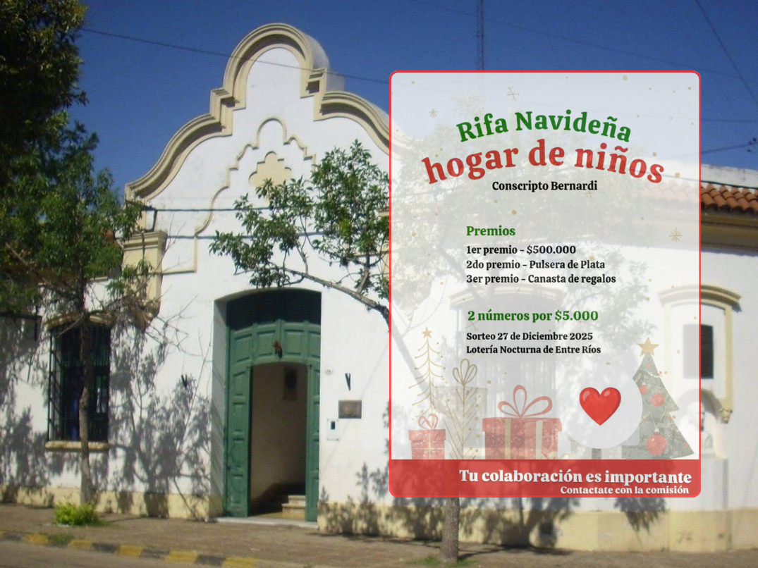 Lanzan la Rifa Navideña para ayudar al Hogar de Niños