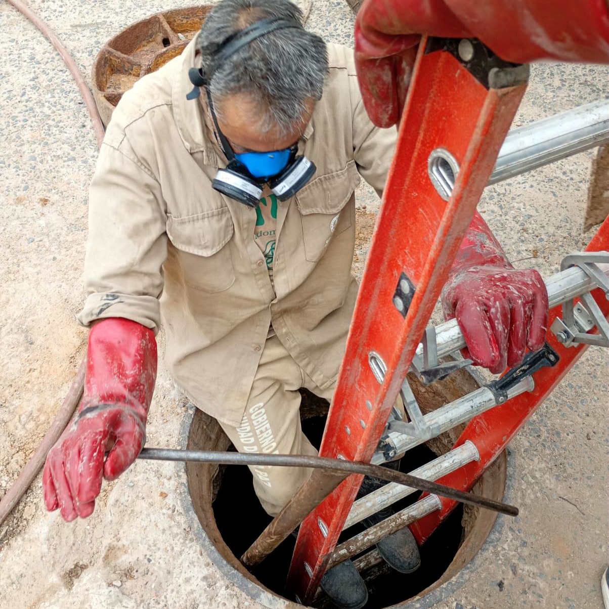 Finalizaron los trabajos en la red cloacal del barrio Puerto