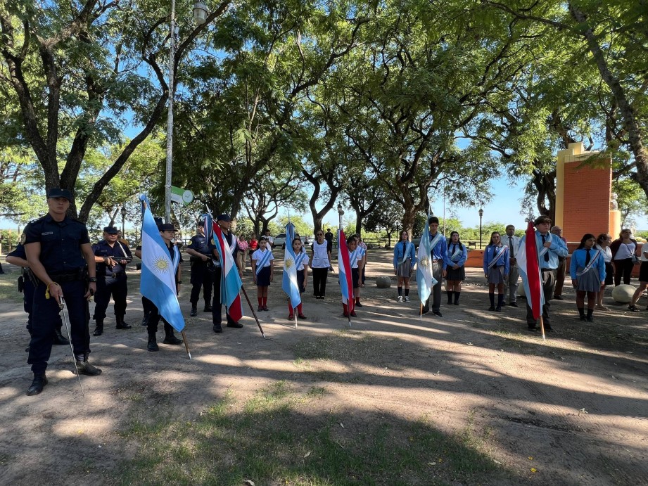La Paz conmemoró el Combate de San Lorenzo y la Batalla de Caseros