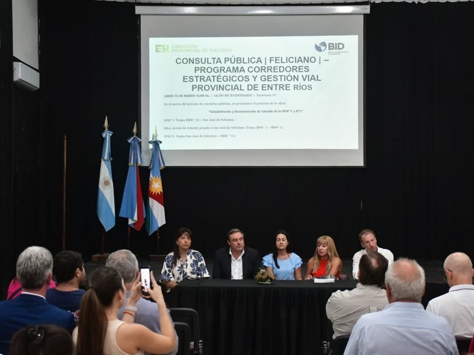 Se conocieron detalles del anteproyecto para la rehabilitación de las rutas provinciales 1 y 2