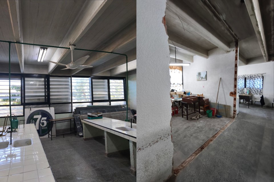 La Provincia ejecuta obras para mejorar el agua y la cocina de la Escuela Sarmiento