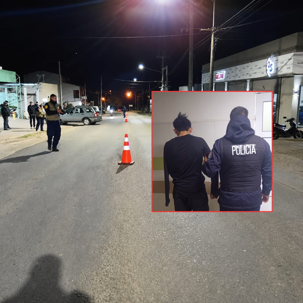 Chocó en moto, agredió a un policía e intentó darse a la fuga: terminó detenido