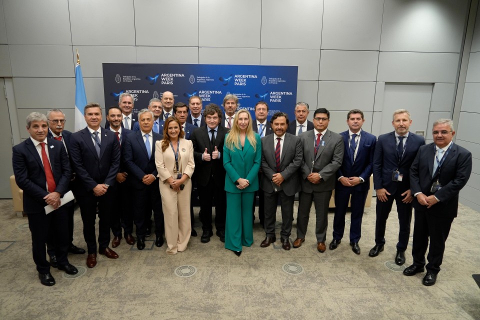 Frigerio busca en París inversiones para ampliar la producción y generar empleo en Entre Ríos
