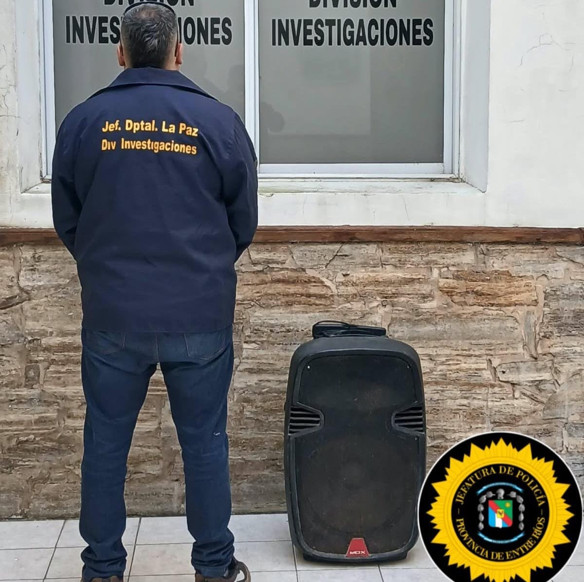 Recuperaron un parlante robado de un quincho del barrio Feria