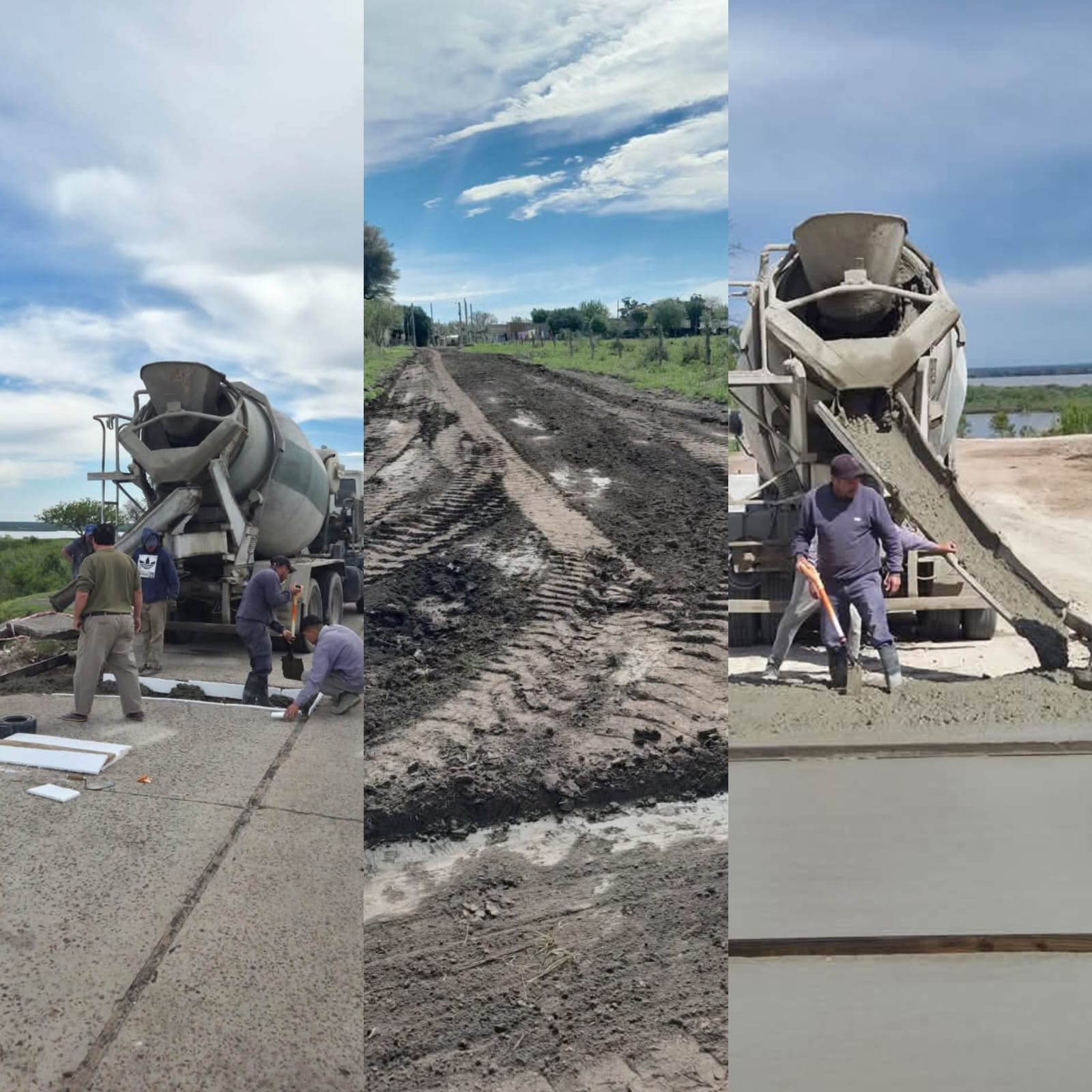 Santa Elena, en obra: Rossi avanza con trabajos en calles, barrios, el Polideportivo y la Costanera