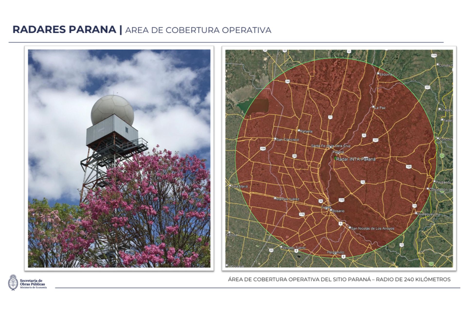 Entre Ríos suma un nuevo radar meteorológico