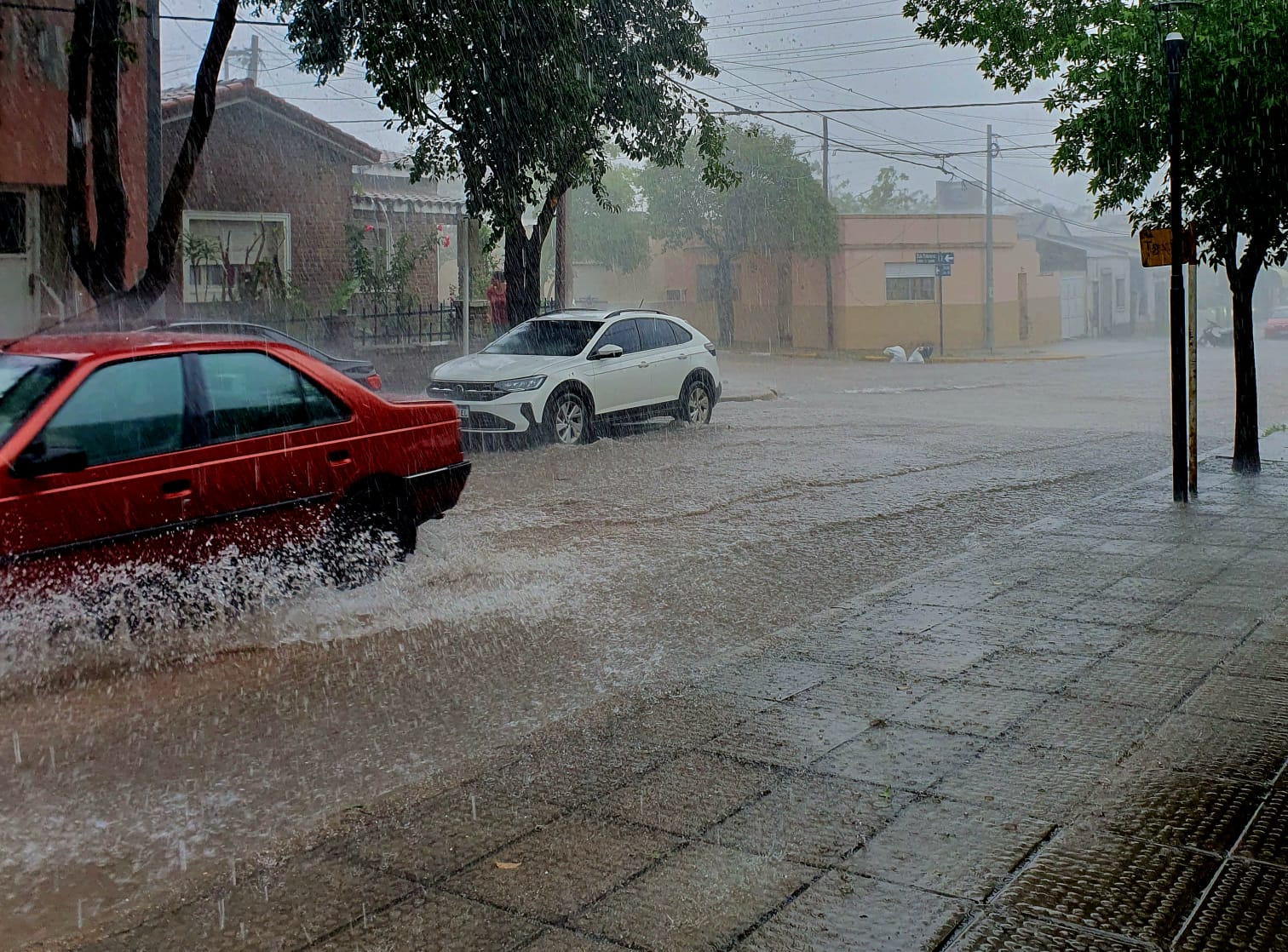 Fuerte lluvia en La Paz: cayeron mas de 45 mm en pocos minutos