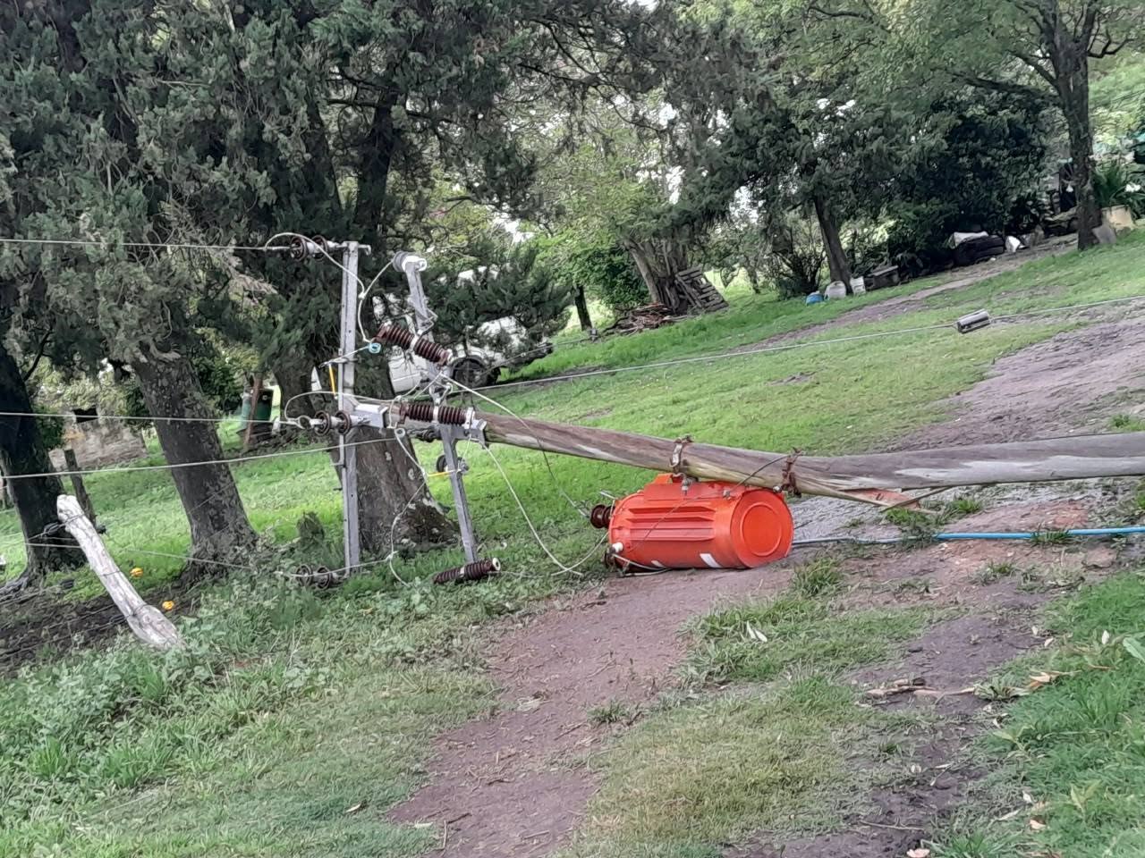 CELP realizó trabajos tras el temporal que afectó a La Paz y zonas rurales