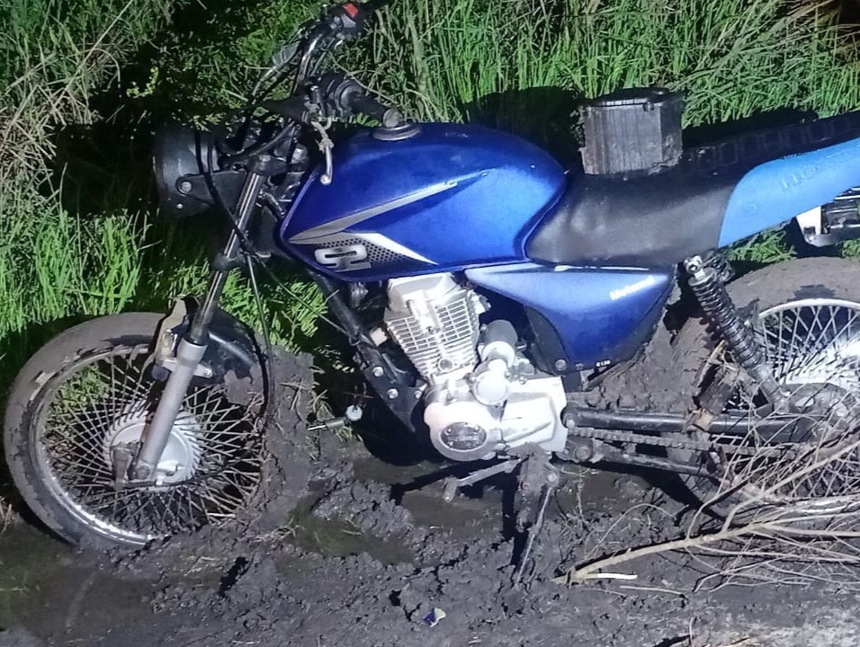Encontraron en Yeso Oeste una moto que había sido robada en Santa Elena