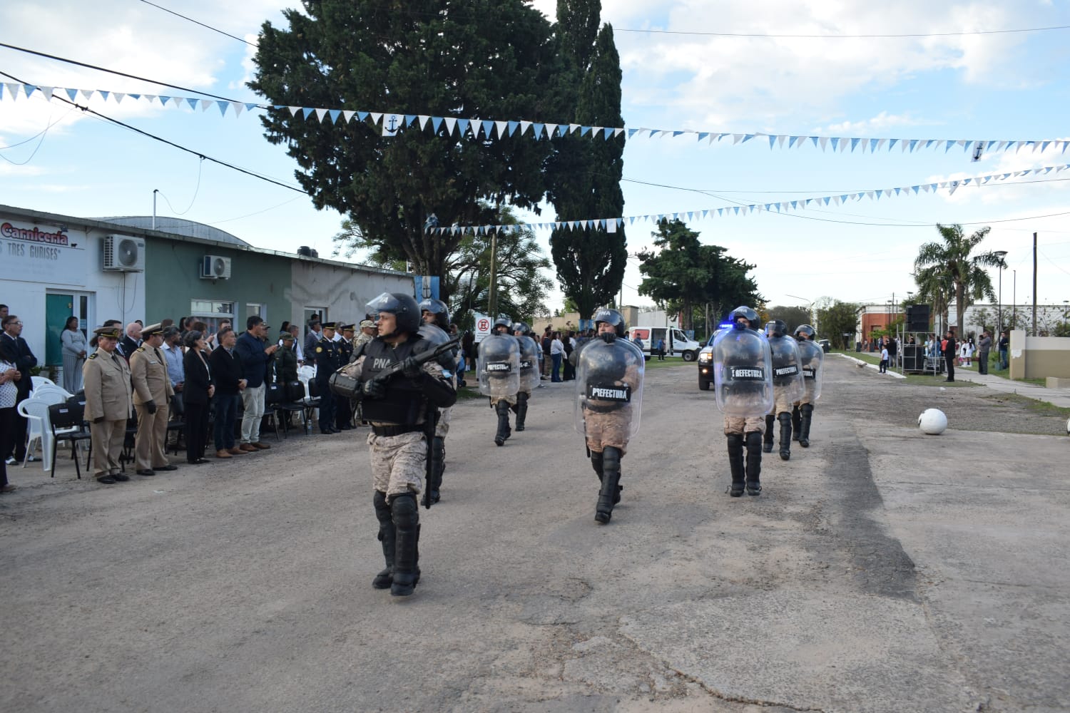 Prefectura Naval participó del homenaje a Anacleto Bernardi en San Gustavo